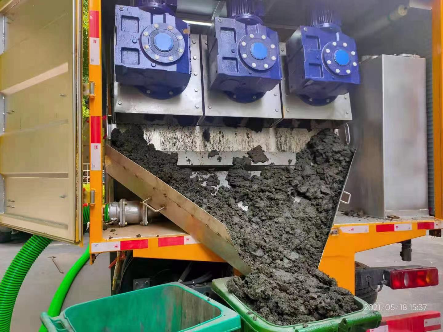 东阿化粪池清掏城市维护站-泥浆净化干湿分离处理